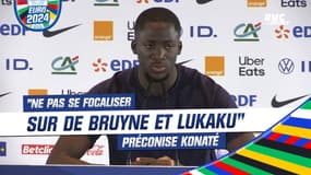 France-Belgique : "Ne pas se focaliser sur De Bruyne et Lukaku" préconise Konaté