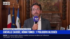 Policiers agressés à Reims: "Il faut qu'on nettoie nos quartiers", lance Arthur Robinet, maire Horizons de Reims