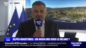 Intempéries dans les Alpes-Maritimes: "S'il y a des quantités importantes d'eau qui tombent, il y aura des conséquences assez rapidement", indique le maire de Mandelieu-la-Napoule
