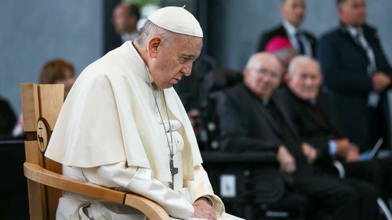 Le pape François le 26 août 2018 lors de sa visite en Irlande.