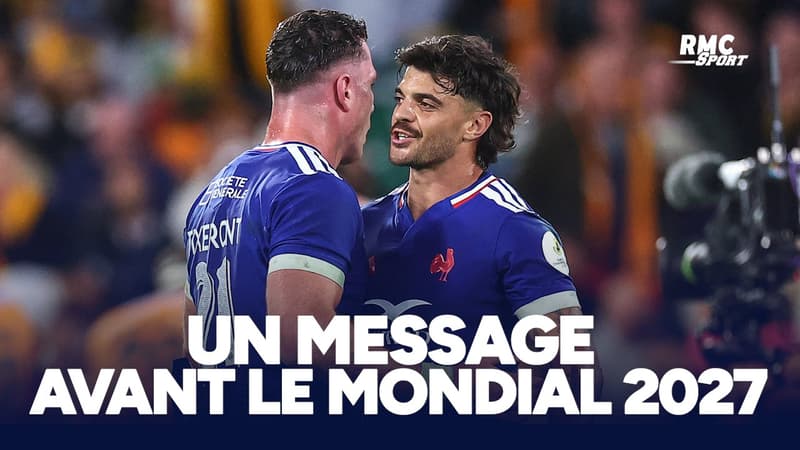 XV de France: "C'est un exploit", savoure Fabien Galthié après la victoire contre l'Australie à un an du Mondial