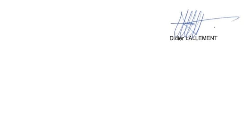 Le courrier de Didier Lallement