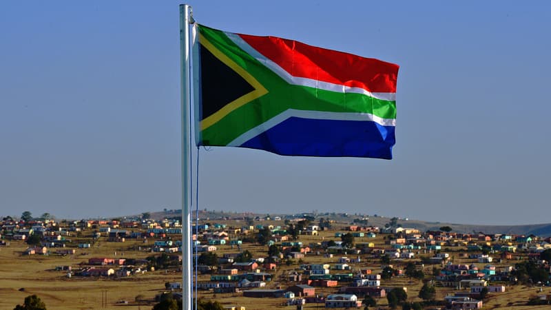 Le drapeau de l'Afrique du Sud (photo d'illustration)