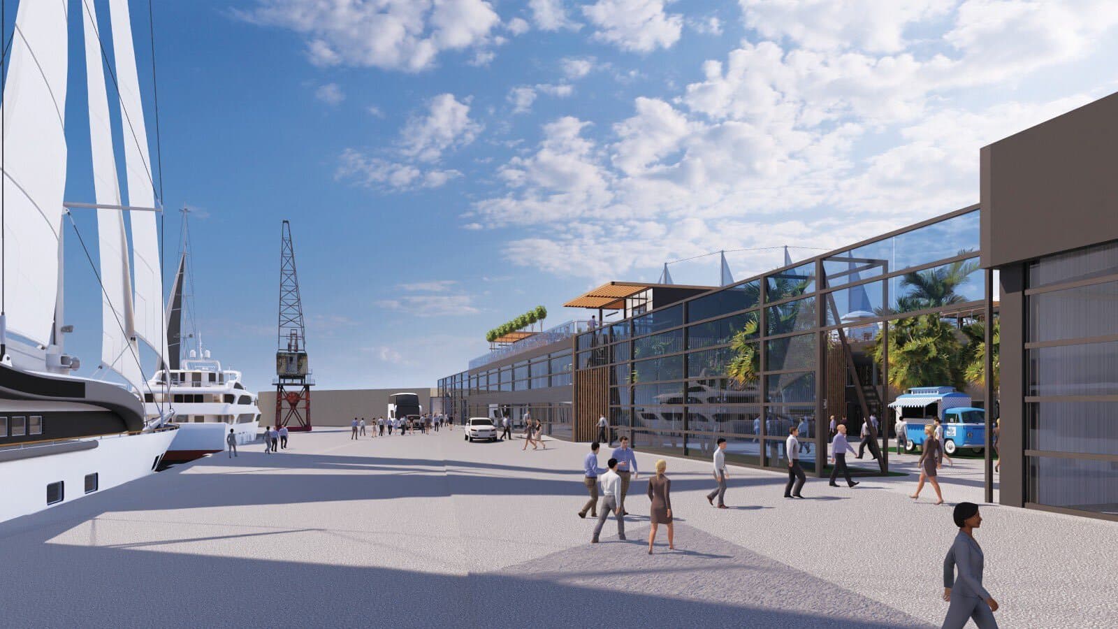 Les images du réaménagement du port de Nice, dévoilées le 18 octobre 2024. Les images du réaménagement du port de Nice, dévoilées le 18 octobre 2024.