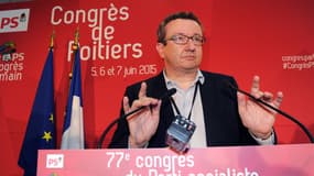 Le député PS "frondeur" Christian Paul, samedi 6 juin, à Poitiers, lors du Congrès PS. 