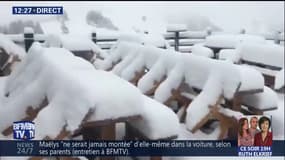 Il est tombé jusqu'à 30 cm de neige ce week-end dans les Alpes italiennes