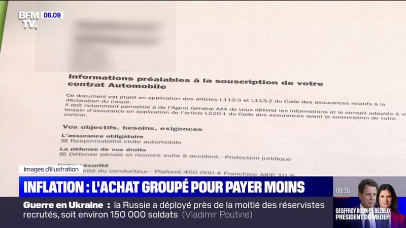 Inflation: l'achat groupé pour payer moins cher son assurance auto