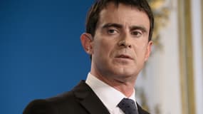 Manuel Valls à Matignon en janvier 2015.