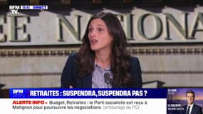 Suspension de la réforme des retraites: "Ce système n'est pas viable et pas finançable", estime Éléonore Caroit (Ensemble)