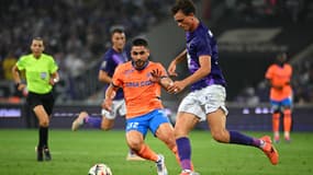 Neal Maupay lors de Toulouse-OM, en août 2024.