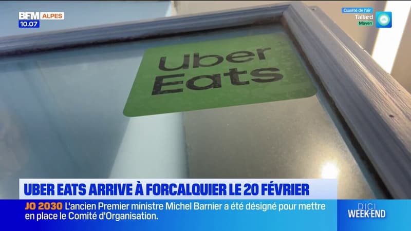 Forcalquier: l'application Uber Eats débarque en ville