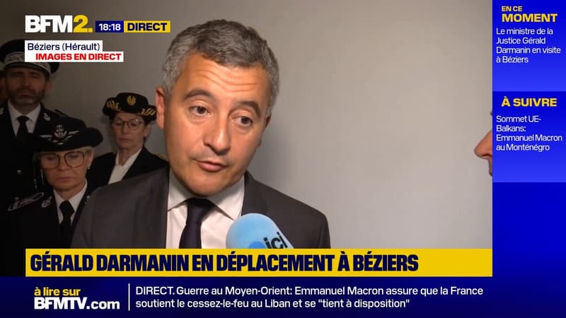 "C'est tout à fait inacceptable": Gérald Darmanin dénonce la lenteur du traitement des plaintes, autour du suspect de l'affaire Lyhanna
