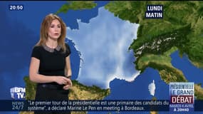 La météo pour ce lundi 3 avril 2017