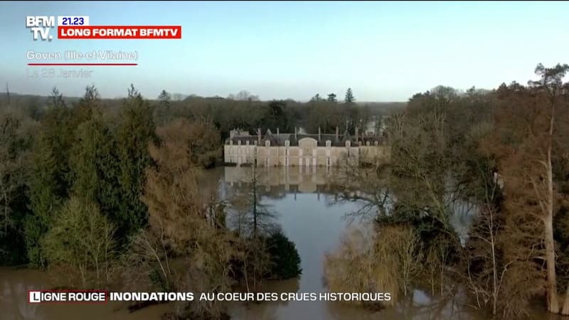 LIGNE ROUGE - Une cagnotte pour sauver le château de Blossac inondé lors des crues historiques en Ille-et-Vilaine