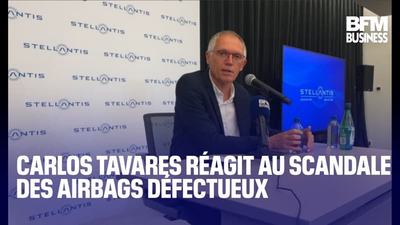 Carlos Tavares réagit au scandale des airbags défectueux