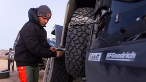 Sebastien Loeb sur la deuxième étape du Dakar édition 2025, le 5 janvier 2025