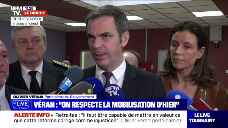 Olivier Véran sur la mobilisation contre la réforme des retraites: « On la respecte. C’est un mouvement d’expression démocratique »