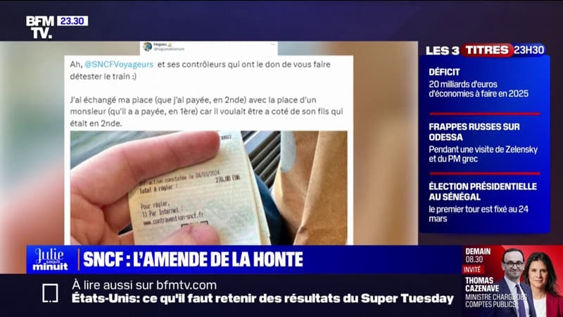 LA BANDE PREND LE POUVOIR - SNCF: l'amende de la honte