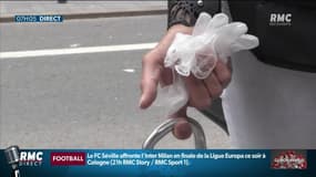 Les gants viennent à manquer: "On est entre 8 et 10 euros par jour rien que pour les gants. Avant le Covid, je payais 2€30 pour une boite de 100"