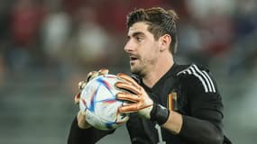 Thibaut Courtois face à l'Egypte, le 18 novembre 2022. 
