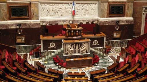 L'hémicycle de l'Assemblée nationale.