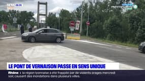 Pont de Vernaison: la circulation se fait désormais à sens unique