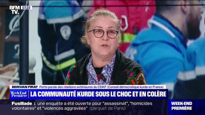 Fusillade à Paris: Berivan Firat, porte-parole de l'association kurde CDKF, dresse un portrait des trois victimes