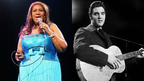 Aretha Franklin et Elvis Presley