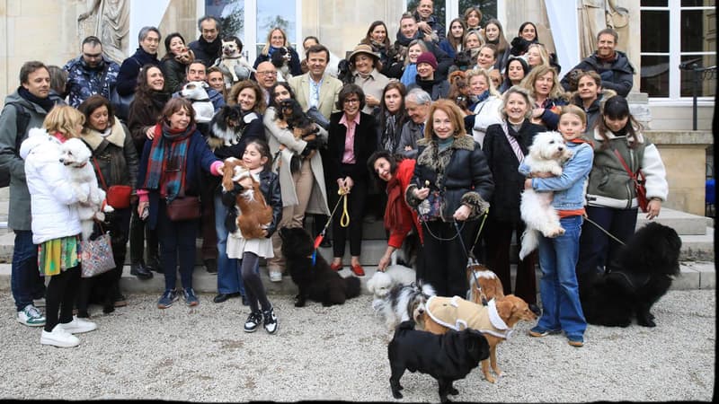 Rachida Dati et son "apéritif canin" à la mairie du 7e arrondissement