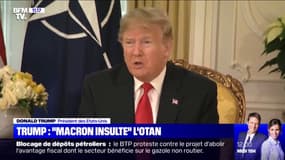 Otan: Donald Trump juge "très insultant" le jugement d’Emmanuel Macron
