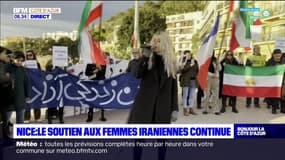 Nice: 200 personnes réunies en soutien aux femmes iraniennes