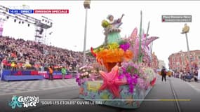 Carnaval de Nice: le coup d'envoi de la bataille de fleurs est donné
