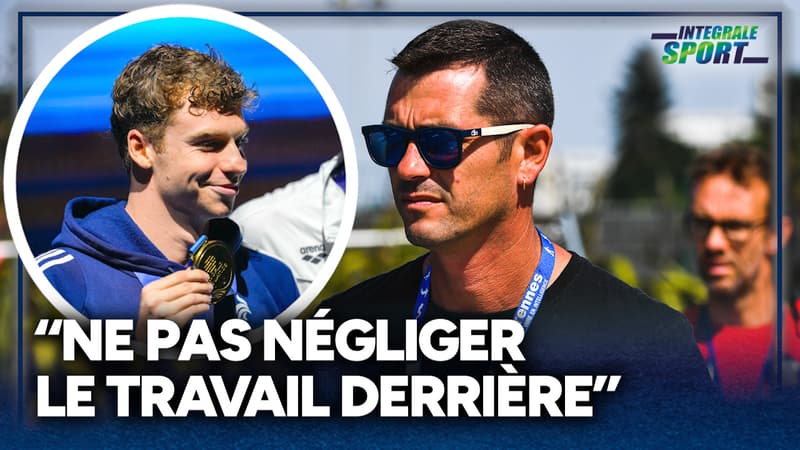 Natation : "Il ne faut pas négliger le travail" rappelle Castel, le coach de Léon Marchand