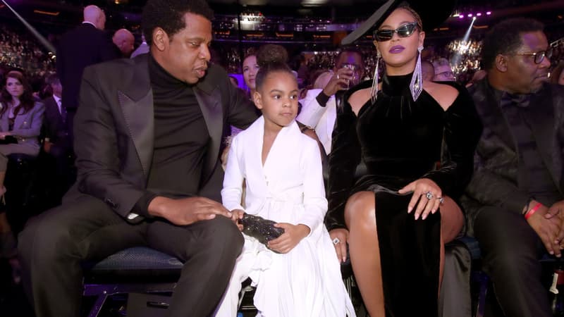 Blue Ivy entourée de ses parents, Jay Z et Beyoncé