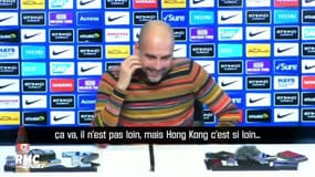Man City : Guardiola jure en apprenant que Mendy est à Hong Kong (ce qui est faux)