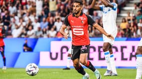 Mousa Al-Tamari face à l'Olympique de Marseille, le 15 août 2025.