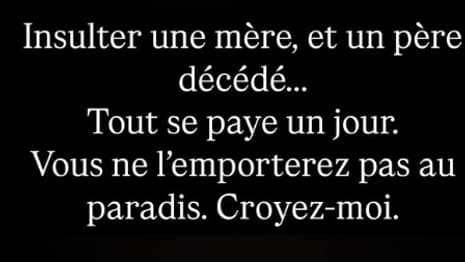 La réponse d'Adrien Rabiot sur Instagram après les messages haineux à son encontre lors de PSG-OM, le 16 mars 2025 en Ligue 1 La réponse d'Adrien Rabiot sur Instagram après les messages haineux à son encontre lors de PSG-OM, le 16 mars 2025 en Ligue 1