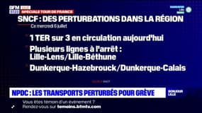 Nord-Pas-de-Calais: les transports perturbés par le mouvement de grève