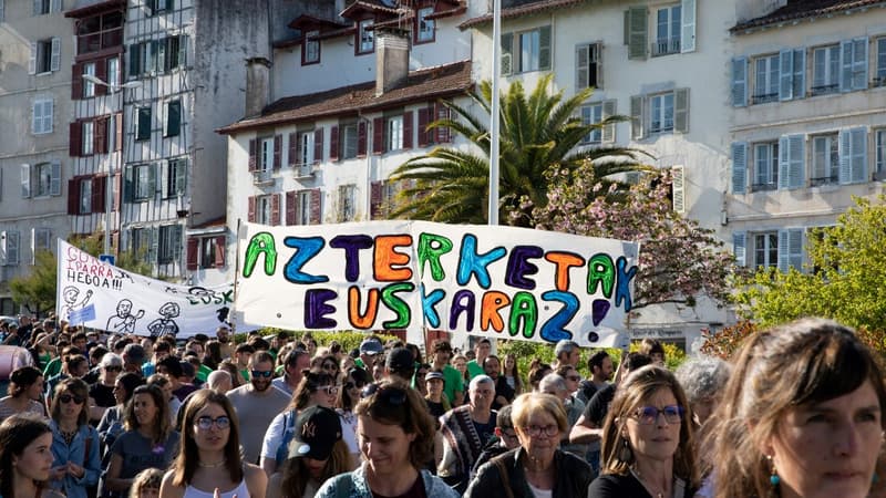 Bayonne: plus de 3000 manifestants réclament des moyens pour la langue basque