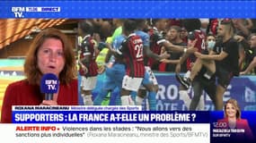 Lille/Lens: pour Roxana Maracineanu, "Les moyens existent pour individualiser les sanctions"