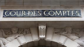 Façade de la Cour des comptes, le 22 janvier 2013.