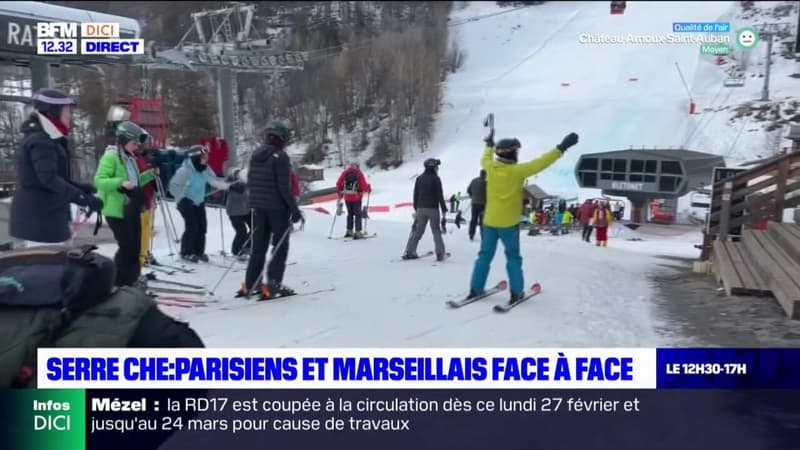 Serre Chevalier: Parisiens et Marseillais face à face