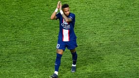 Neymar lors de la victoire du PSG contre Montpellier (5-2). 