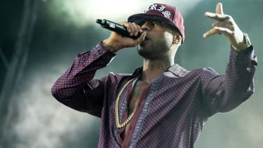 Booba sur scène en juillet 2017 au Eurokéennes. (Illustration)