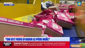Pic de colis à la Poste : "on est fiers d'aider le Père Noël" 