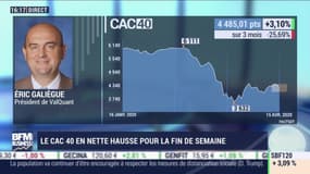 Éric Galiègue (ValQuant) : Le CAC 40 en nette hausse pour la fin de semaine - 17/04