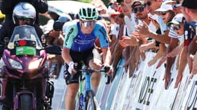 Paul Lapeira lors des championnats de France de cyclisme, le 29 juin 2025.