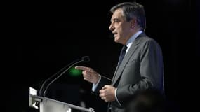 François Fillon lors d'un meeting à Orléans le 7 mars 2017