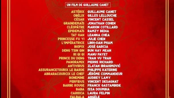 Le casting complet d'Astérix