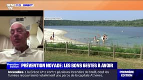 "Le bon réflexe pour les parents c'est d'être dans l'eau avec l'enfant": Axel Lamotte, maître-nageur, explique les bons gestes pour éviter la noyade